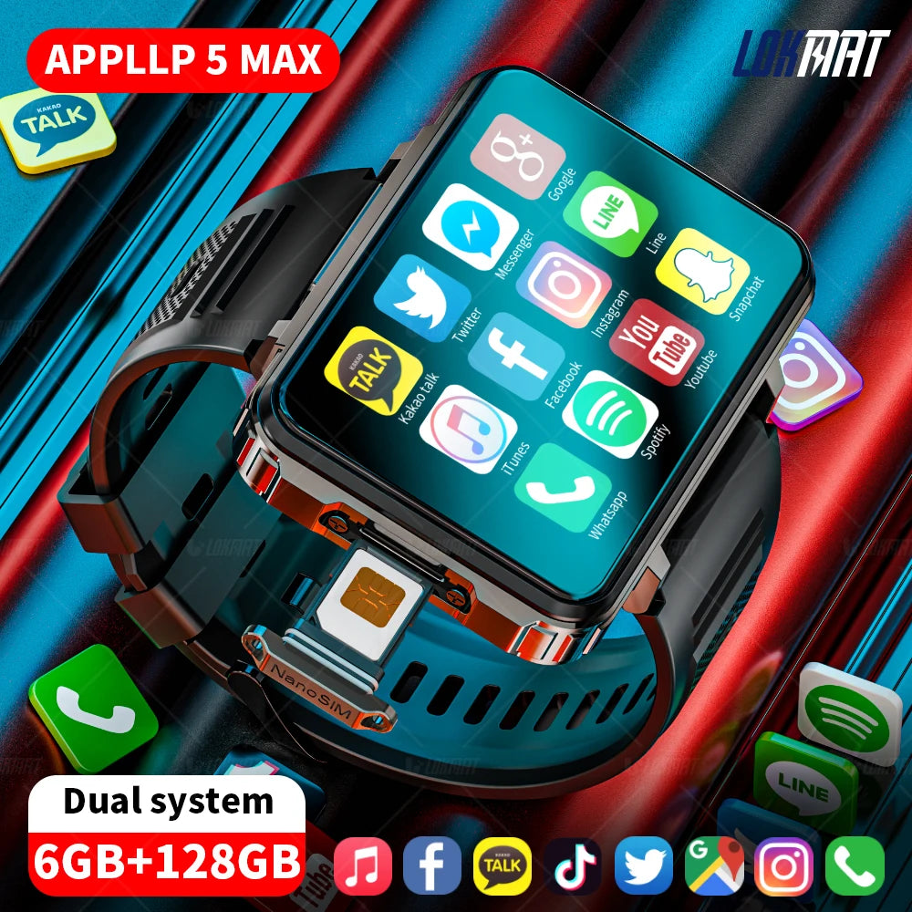 Android Smart Watch with Dual Camera and 4G Connectivity