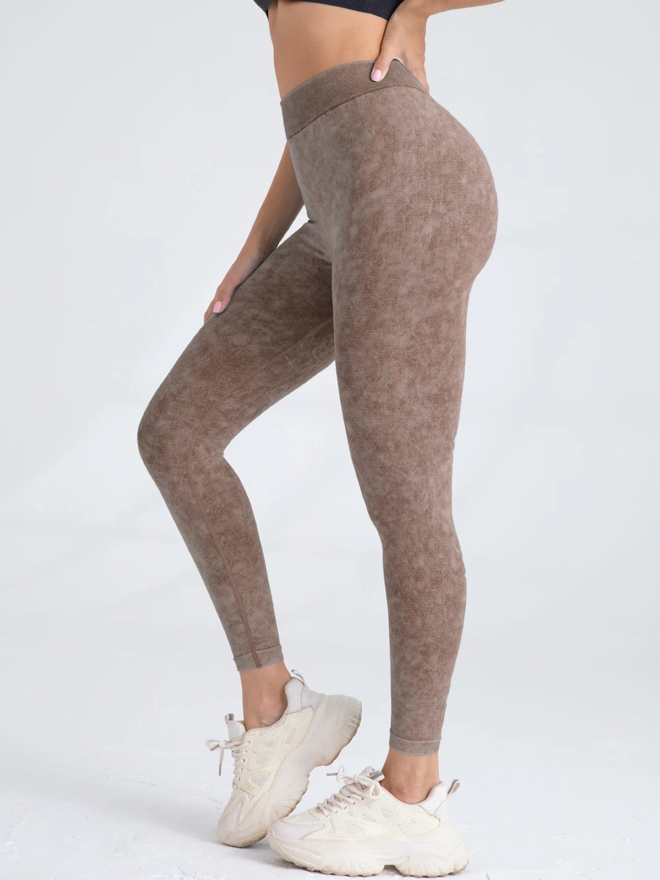 V Back Yoga Pants Women Seamless Leggings For Workout