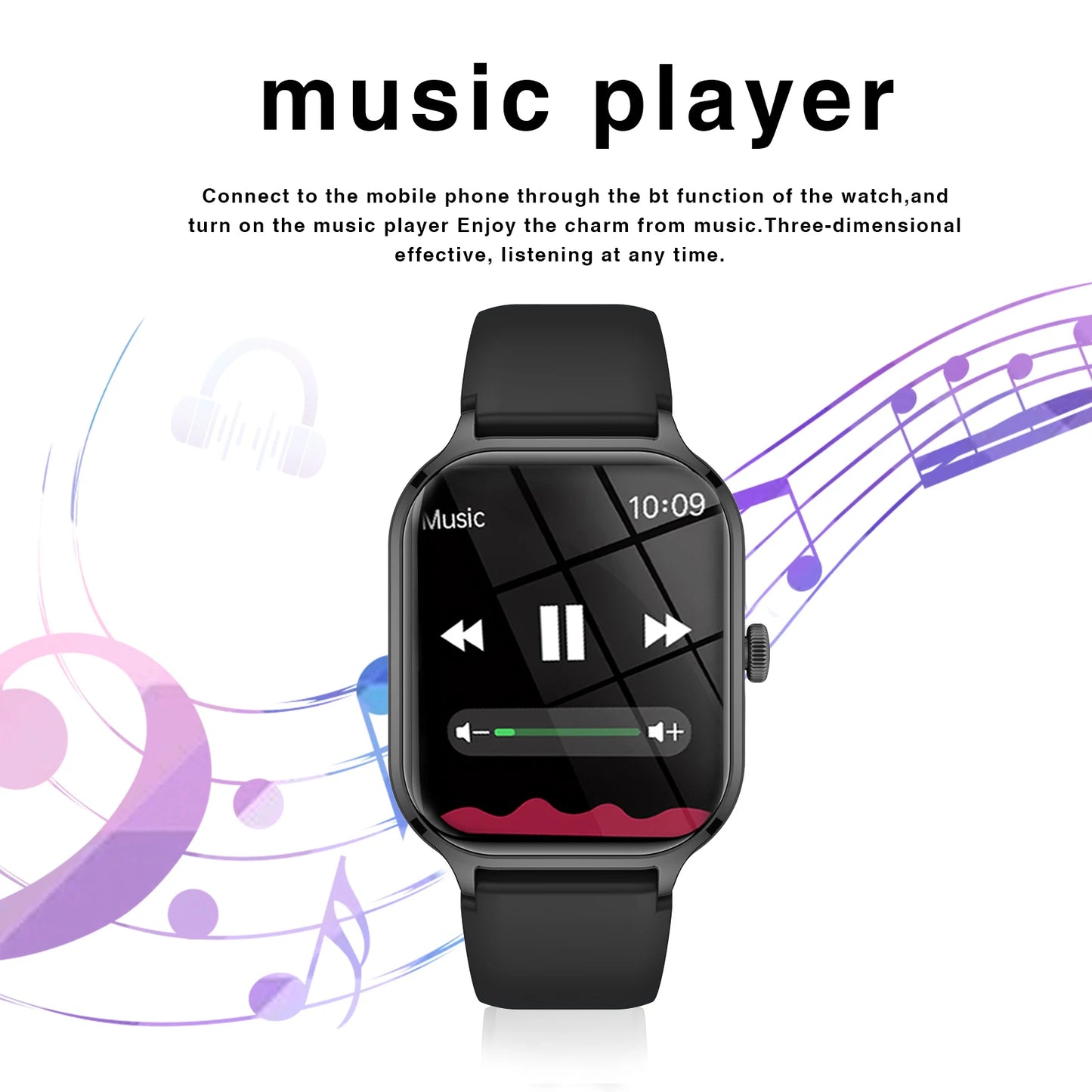 Smart Watch with Wireless Dialing and Multi Sport Modes