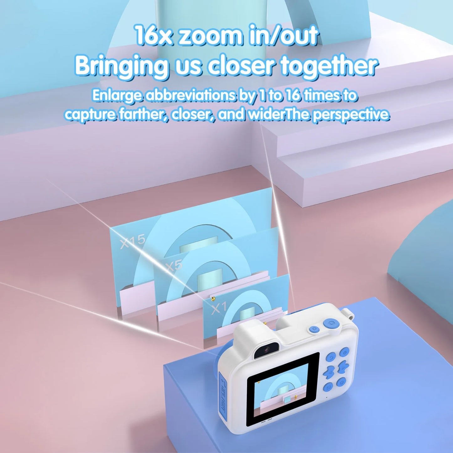 Kids Instant Print Camera for Fun Photo and Video Memories