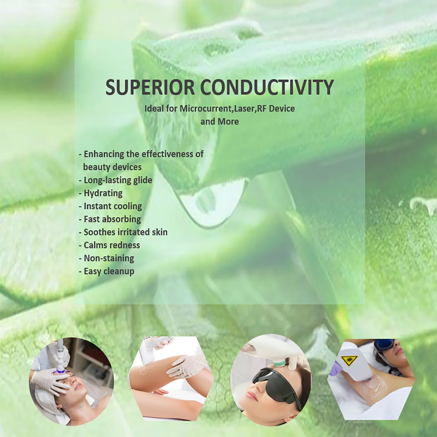 2.5L Gel Conductor Radiofrecuencia y Cavitacion Clear Gel for Skin Care