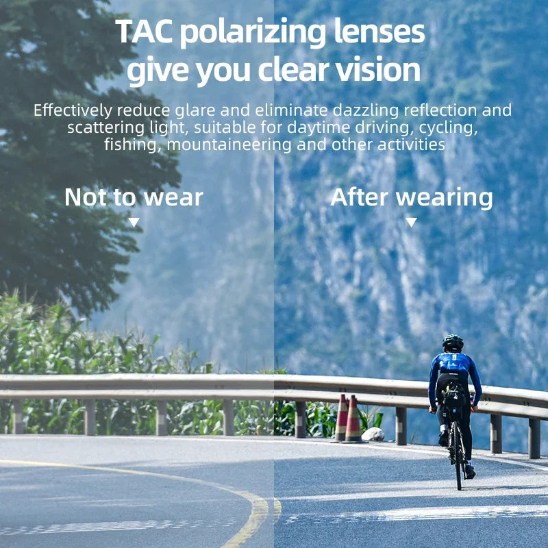 Polarized UV400 Bike Glasses for Cycling Fishing and Hiking