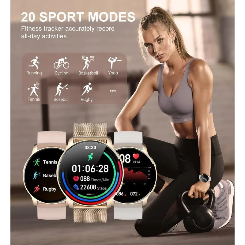 Smart Watch with Fitness Tracker and Call Functionality for All