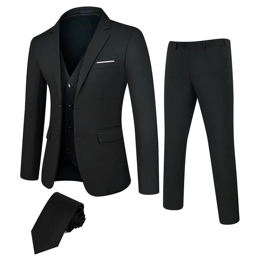 TweedLad Men Regular Fit Tuxedo Jacket Trousers Set