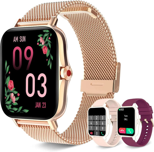 Smart Watch With Fitness Tracker And Health Monitoring Features