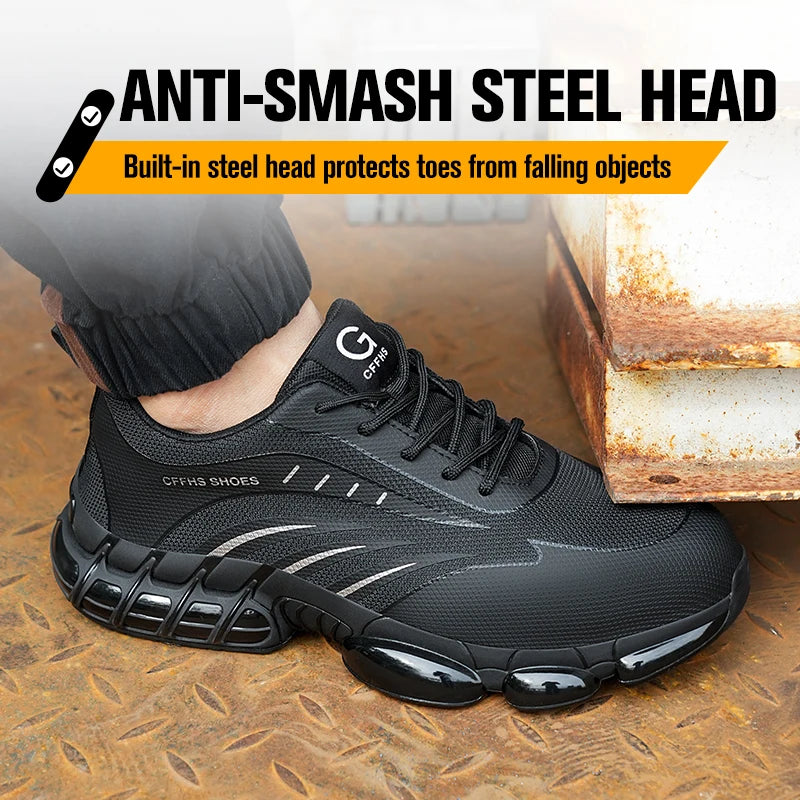 Breathable Lightweight Anti-Safety Shoes for Ultimate Protection