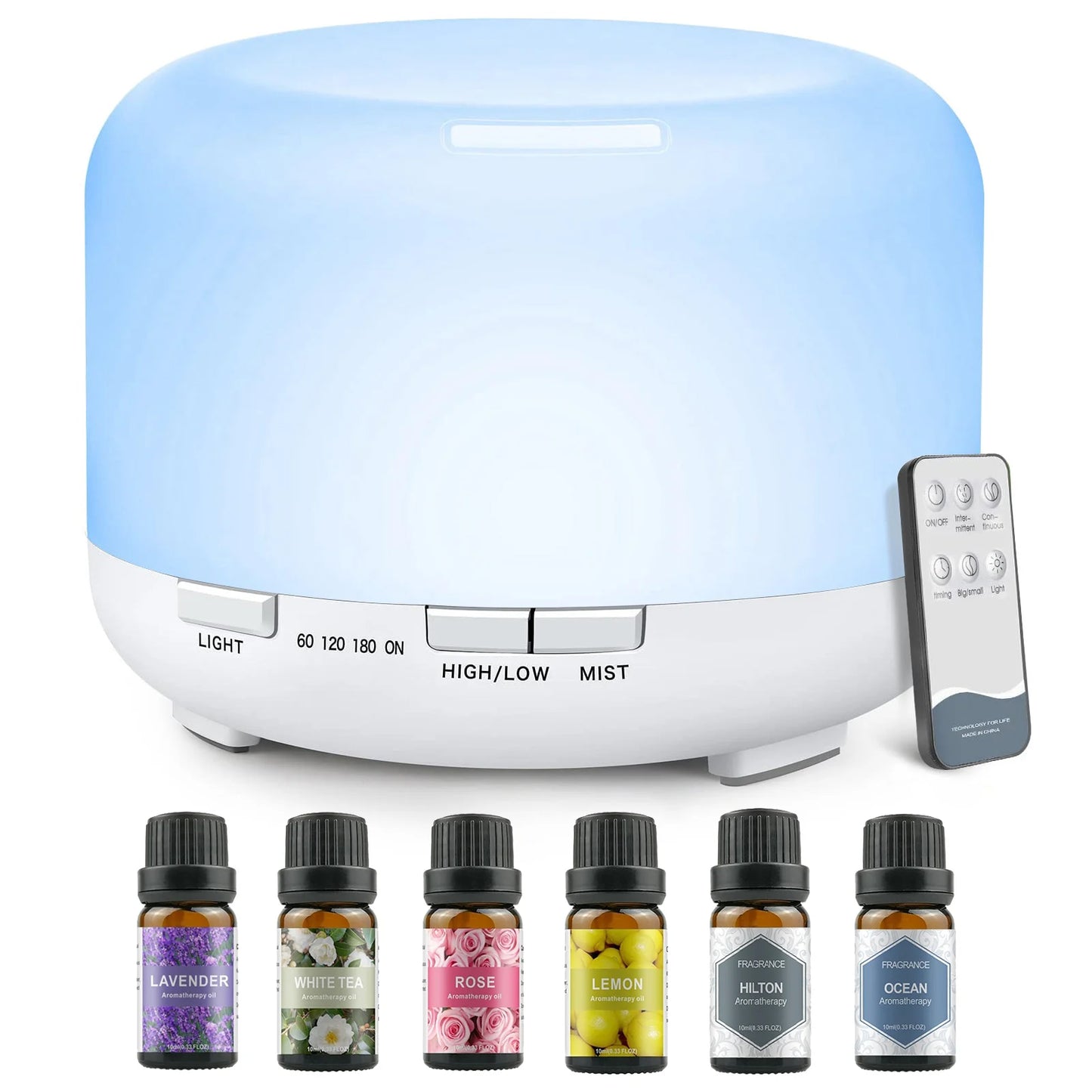 Aromatherapy Oil Diffuser With Essential Oil Set For Relaxation