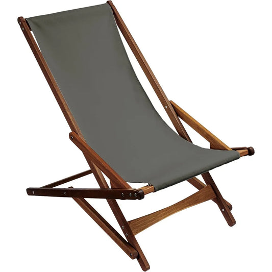 Glider Chair Portable Camping Wood Folding Outdoor Chair