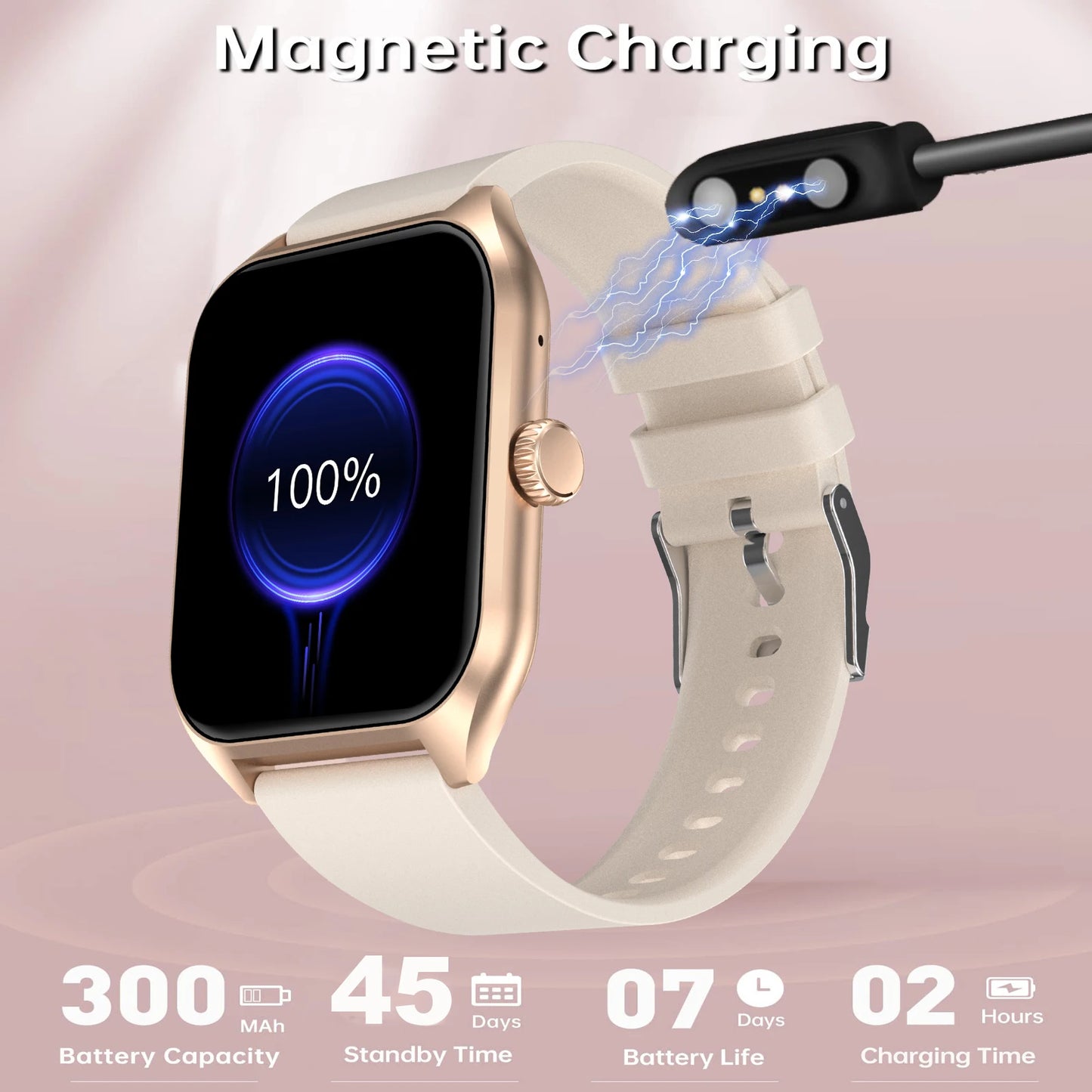 AI Voice Assistant Smart Watch for Men Women 1.96 Inch HD Screen Activity Trackers