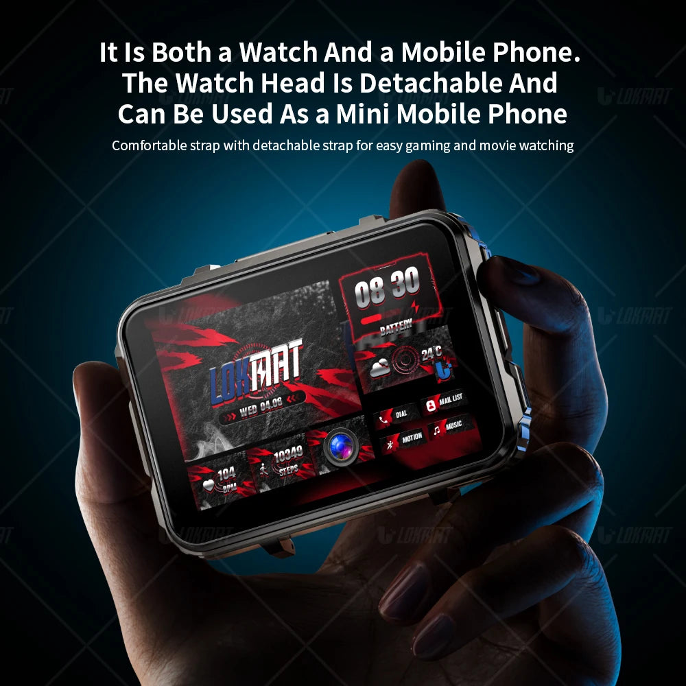 Android Smart Watch with Dual Camera and 4G Connectivity