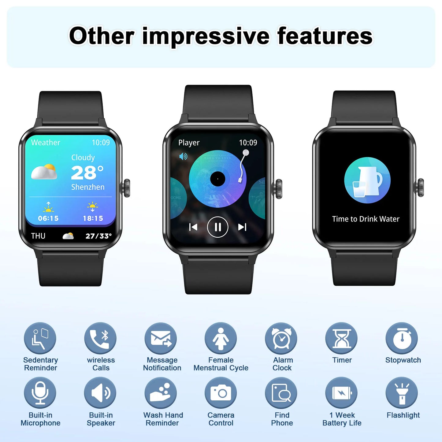 Smart Watch 1.85" TFT HD Screen