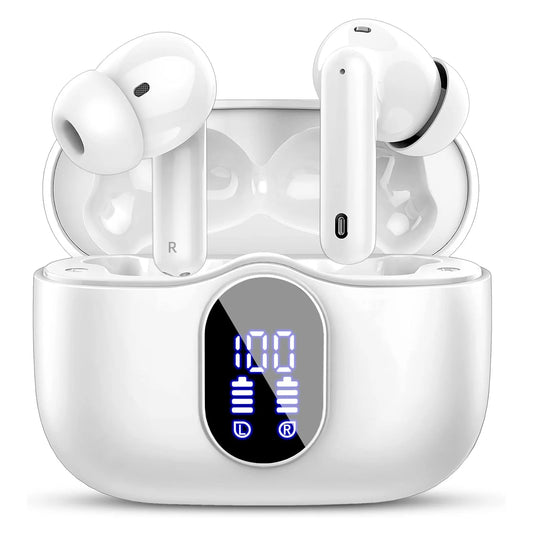 Wireless Bluetooth Earbuds with Long Playtime and LED Display