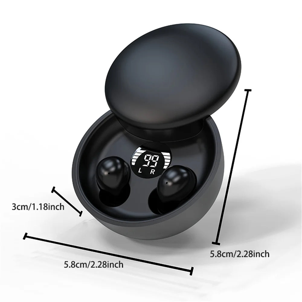 Invisible Wireless Bluetooth Earbuds for Music and Calls