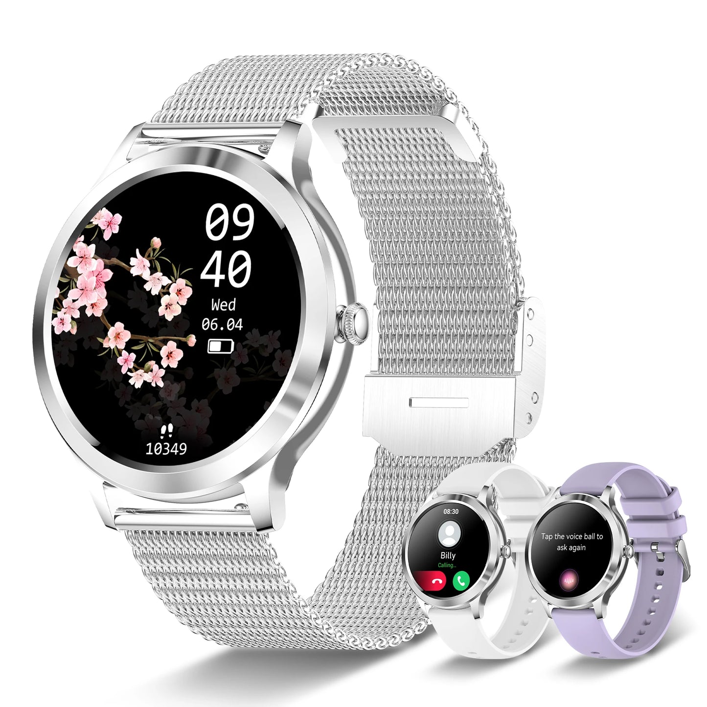 Smart Fitness Watch For Women With Music And Call Features
