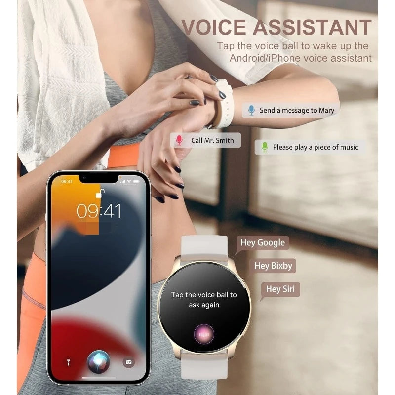 Smart Watch with Fitness Tracker and Call Functionality for All