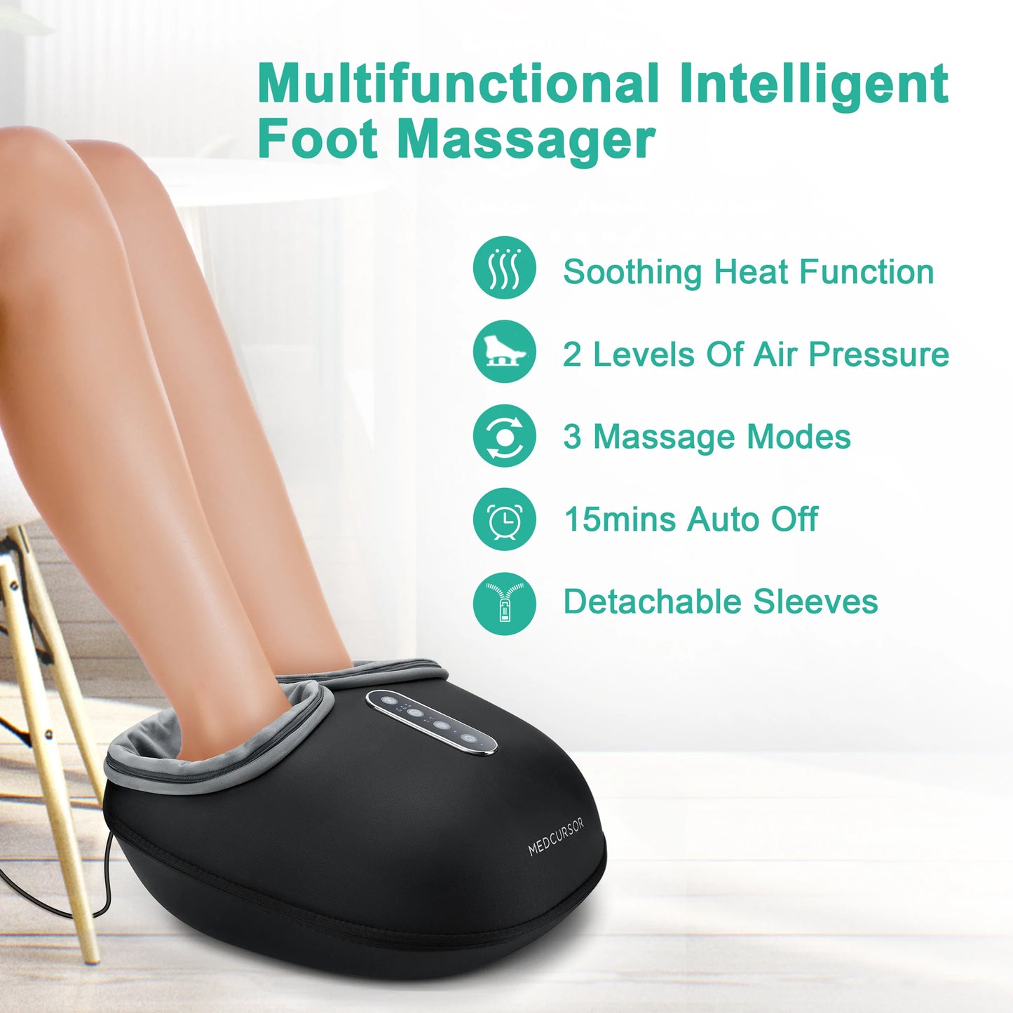 Shiatsu Foot Massager Machine for Pain Relief and Relaxation