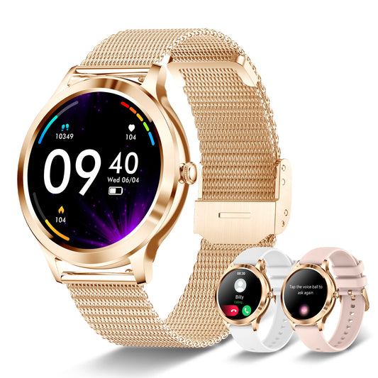 Smart Fitness Watch For Women With Music And Call Features