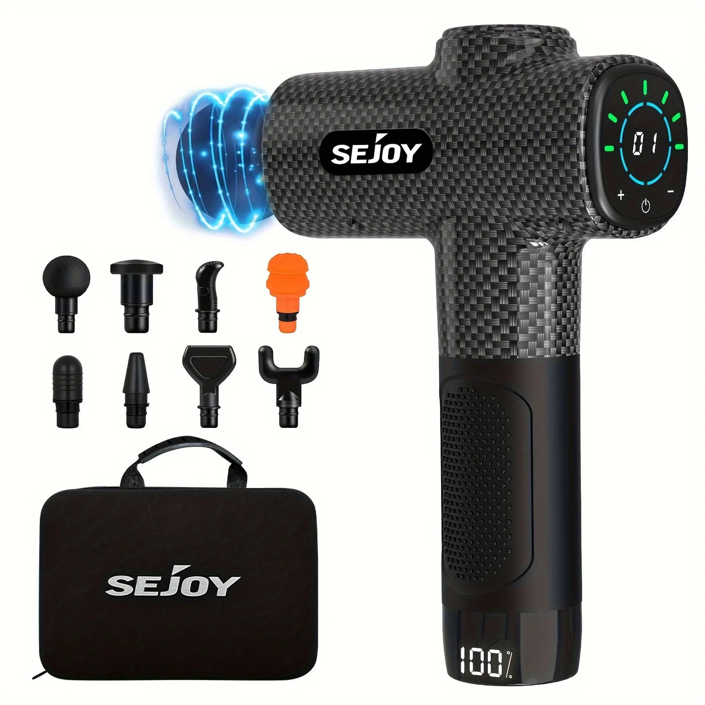 10 Speed Deep Tissue Massage Gun for Muscle Relief