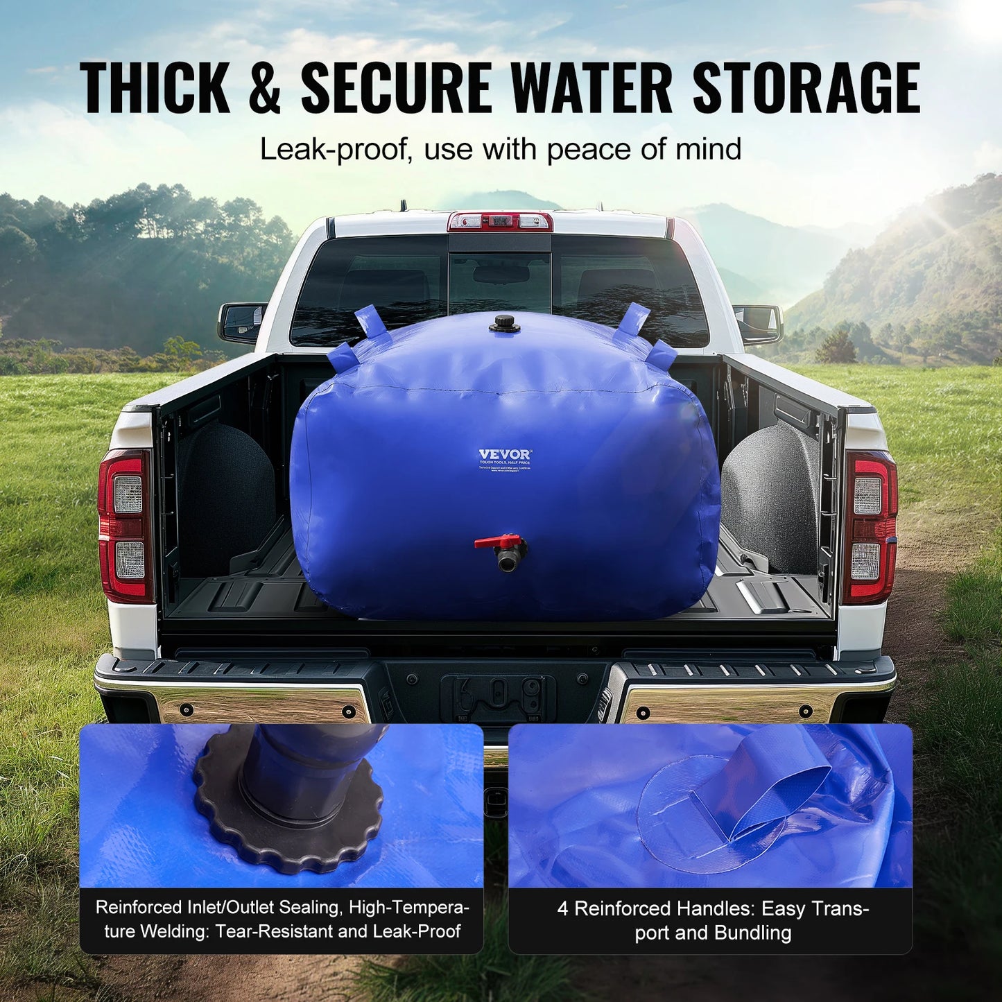 Collapsible PVC Water Storage Bladder For Reliable Supply