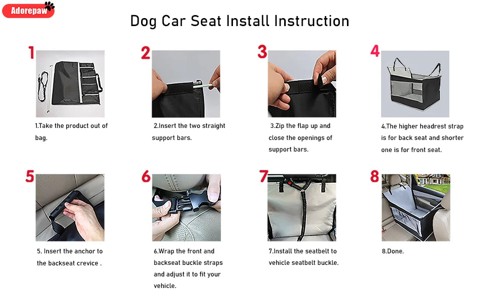 Large Dog Car Seat, Seat Extender, Waterproof