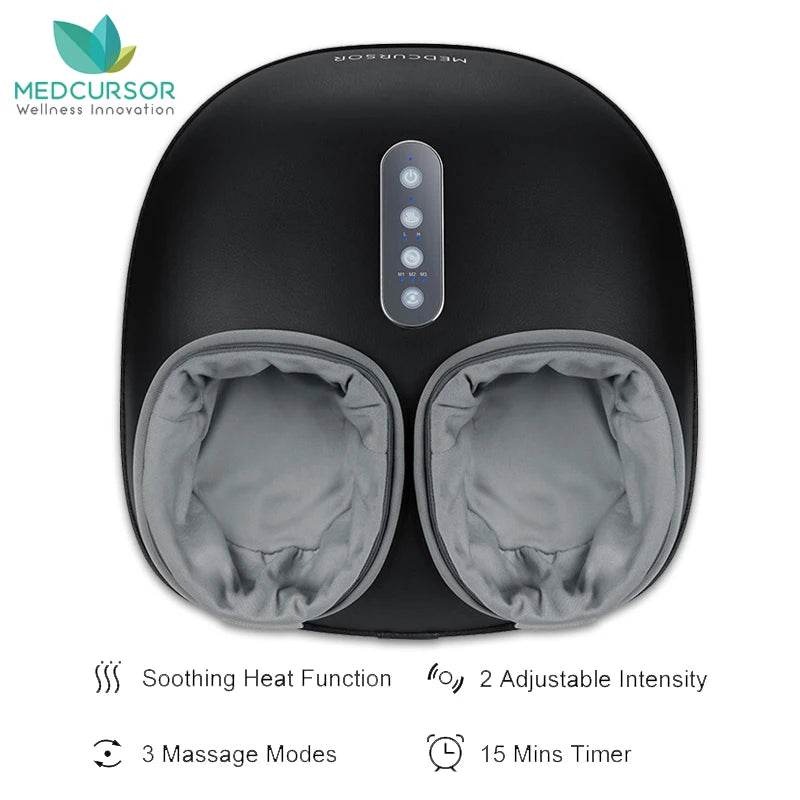 Foot Massager With Heating Therapy For Deep Muscle Relaxation