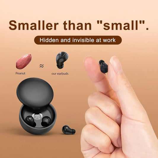 Invisible Wireless Bluetooth Earbuds for Music and Calls