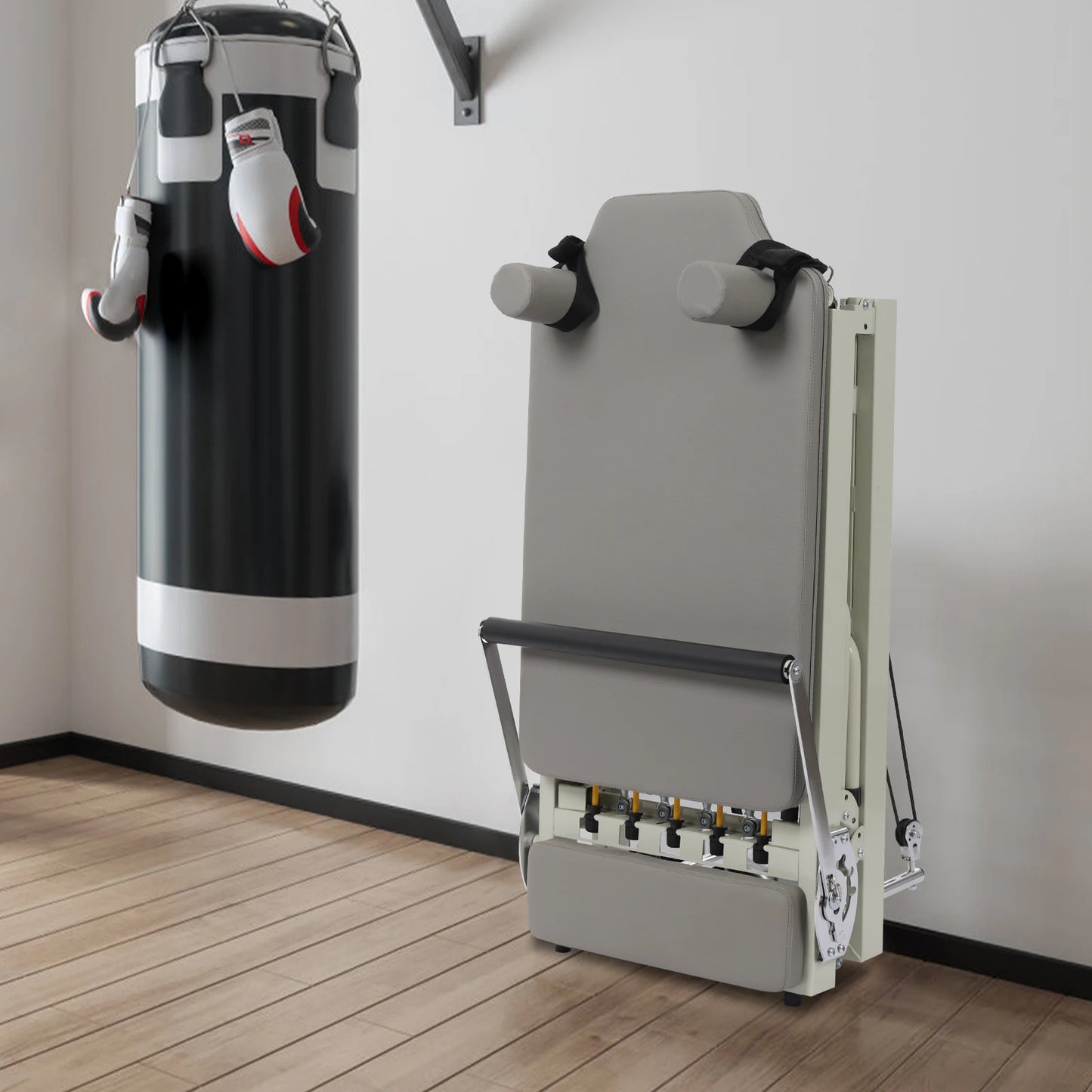 Foldable Pilates Reformer Machine For Home Gym Workout