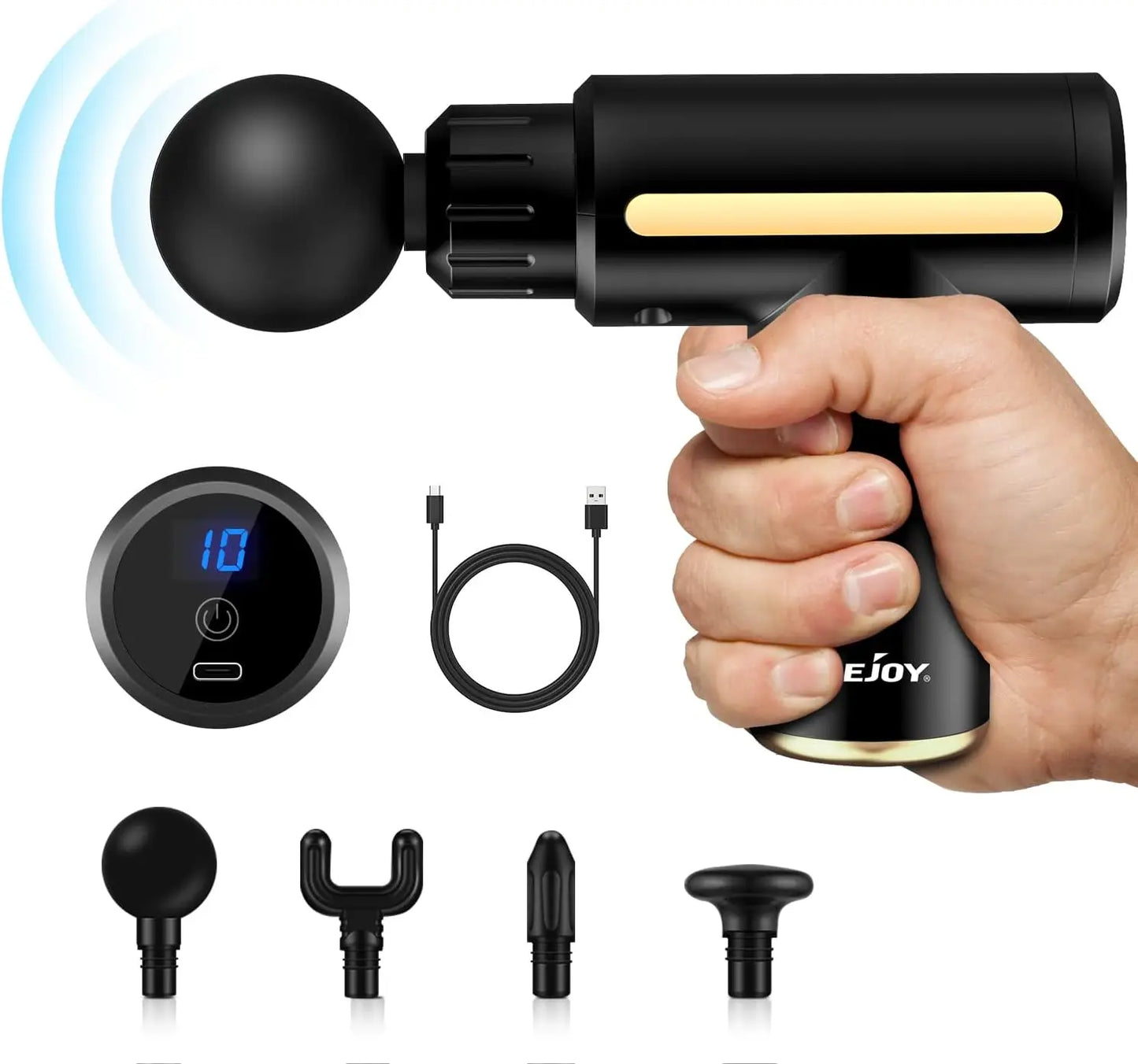 10 Speed Deep Tissue Massage Gun for Muscle Relief