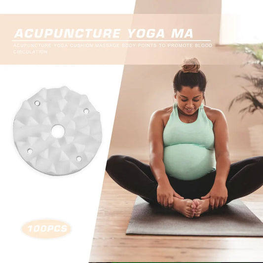 Lotus Acupressure Yoga Mat Spikes for Fitness and Pilates