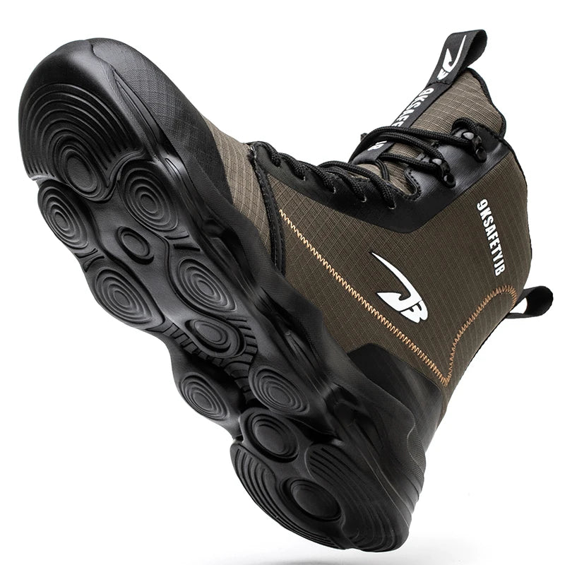 Fashionable Breathable Anti-Smash Safety Shoes for Men