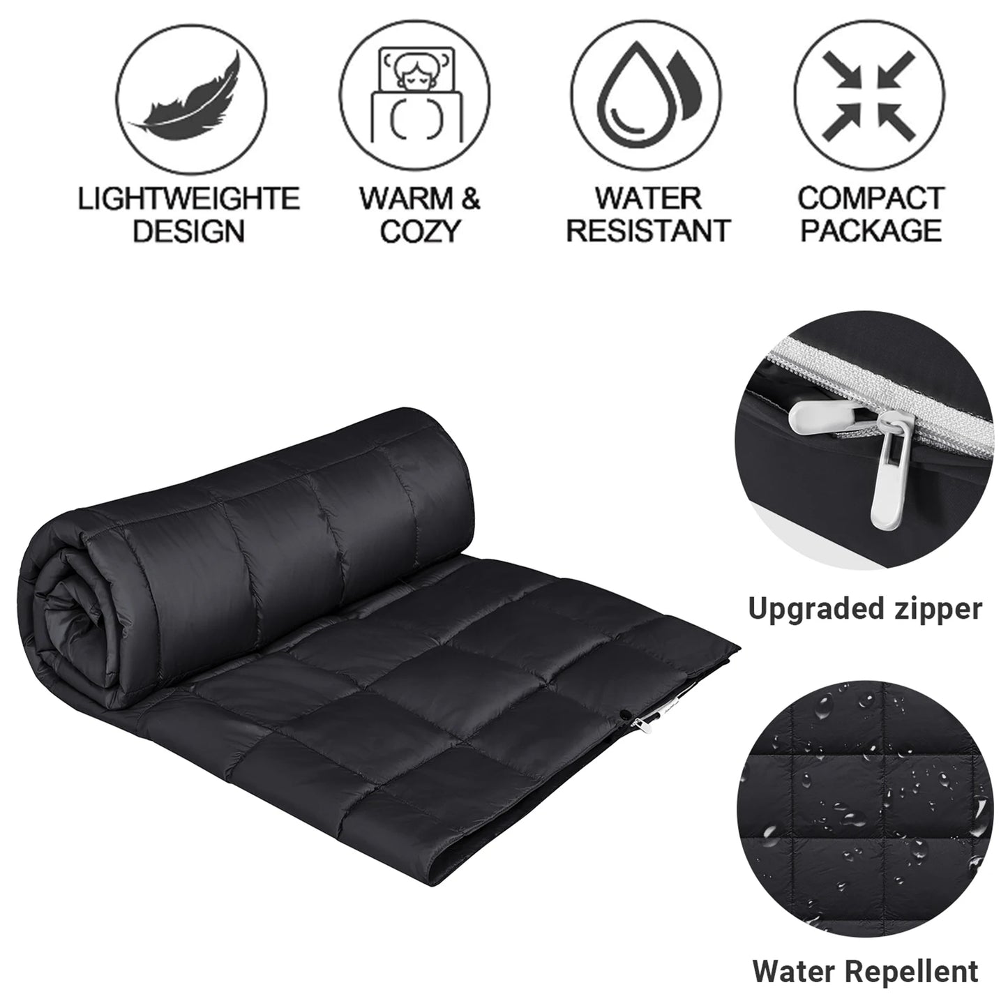 Camp Multifunctional Warm Camping Quilt Insulation Blanket