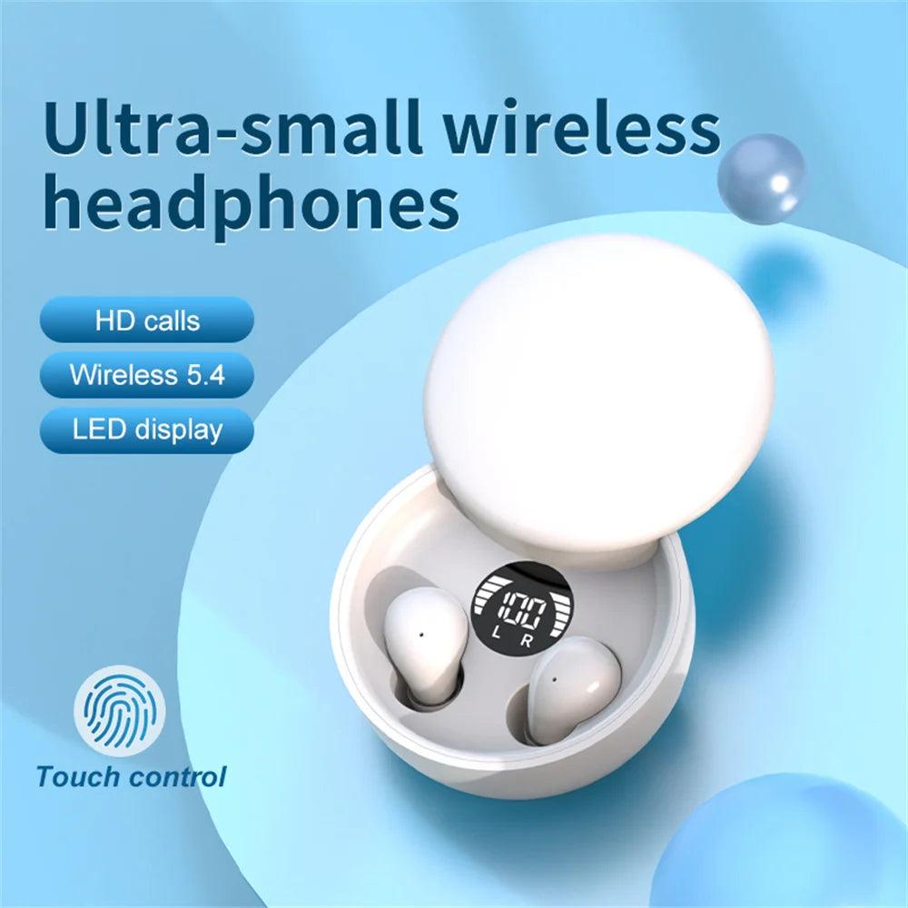 Invisible Wireless Bluetooth Earbuds for Music and Calls