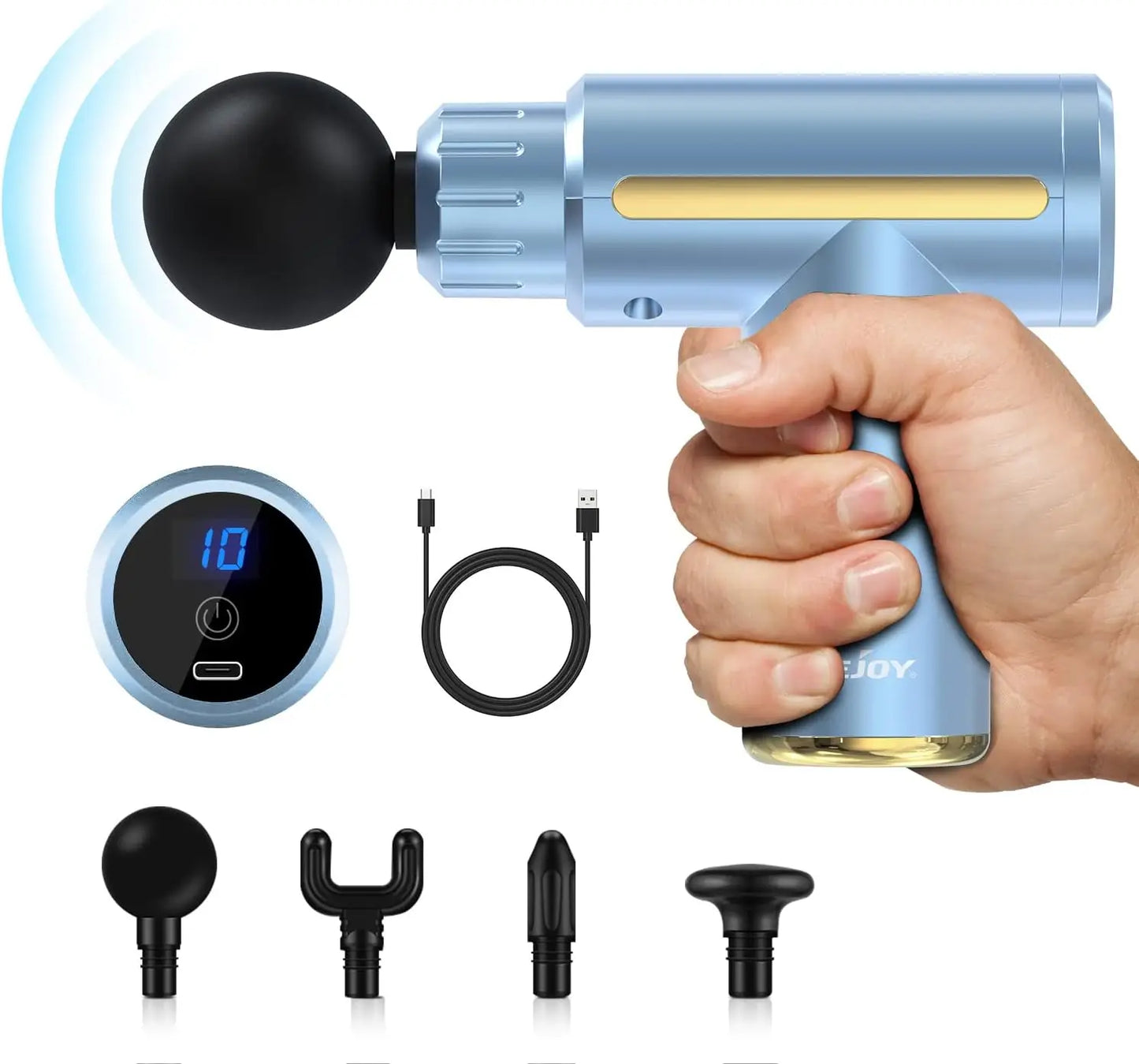 10 Speed Deep Tissue Massage Gun for Muscle Relief