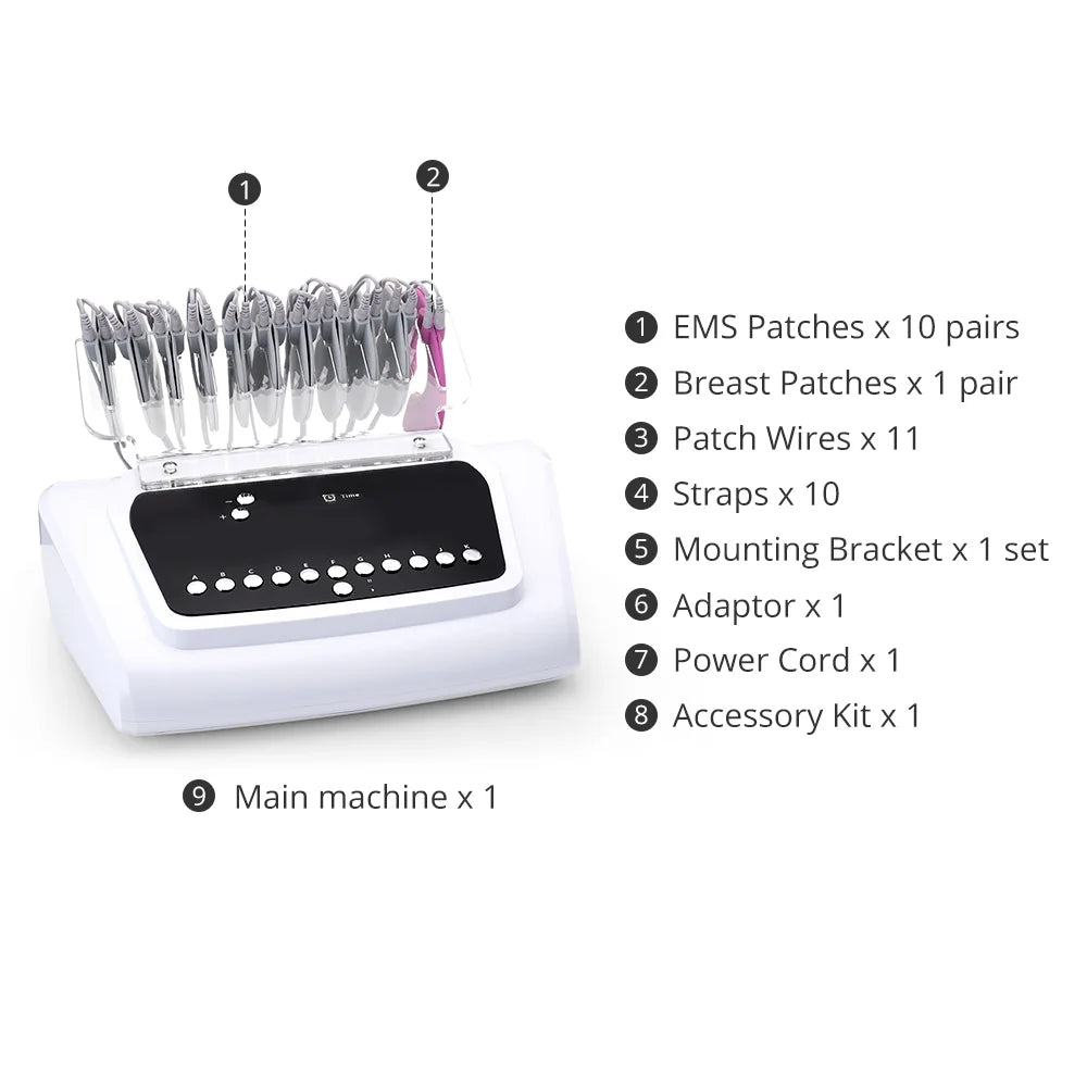 2in1 Bio Microcurrent Body Shape Breast Enhancement Massager Machine