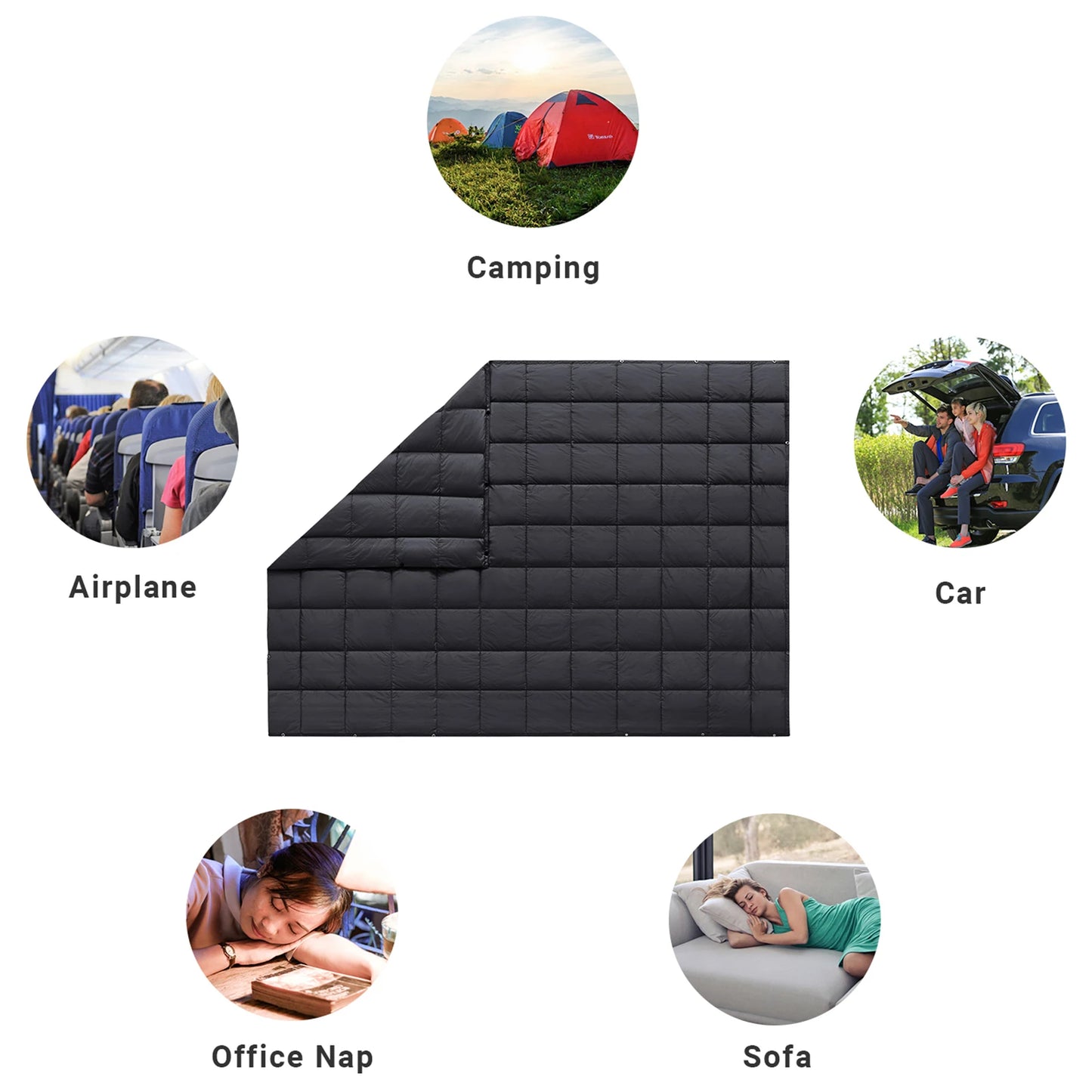 Camp Multifunctional Warm Camping Quilt Insulation Blanket