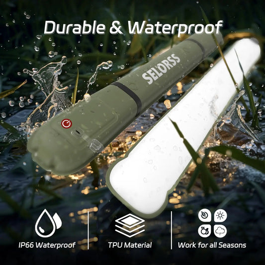 Rechargeable Portable Waterproof Camping Spotlight Lamp for Outdoors