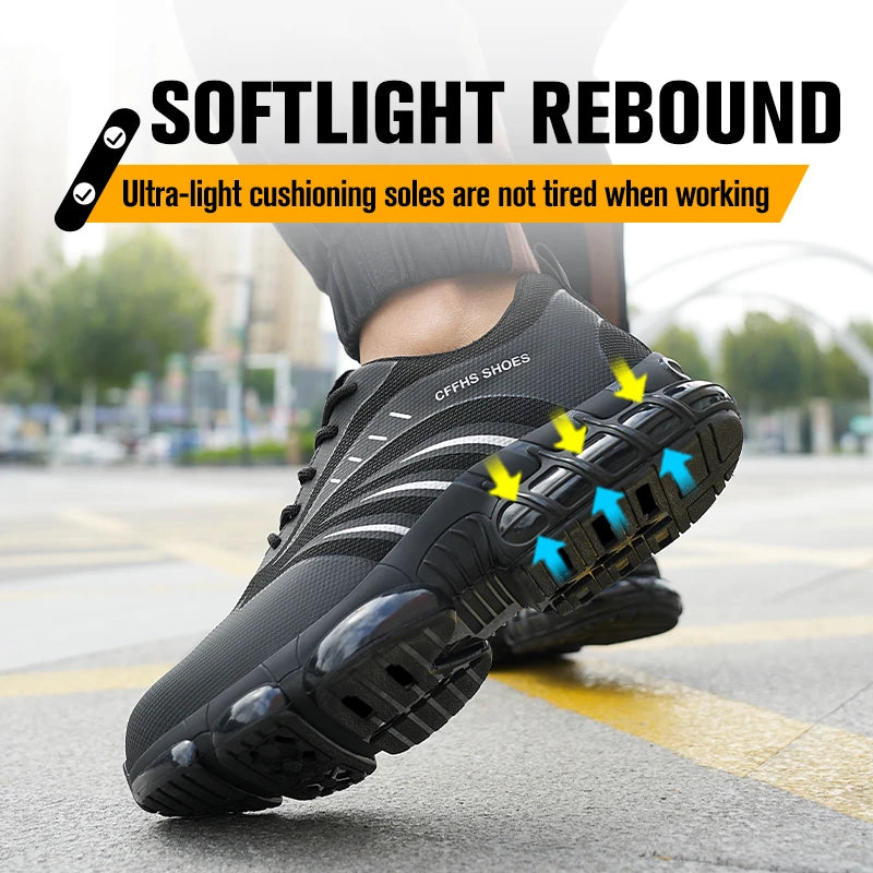 Breathable Lightweight Anti-Safety Shoes for Ultimate Protection