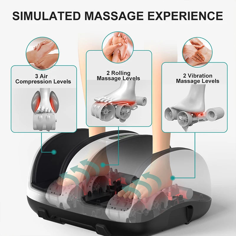 Nekteck Shiatsu Foot Massager for Deep Tissue Relaxation