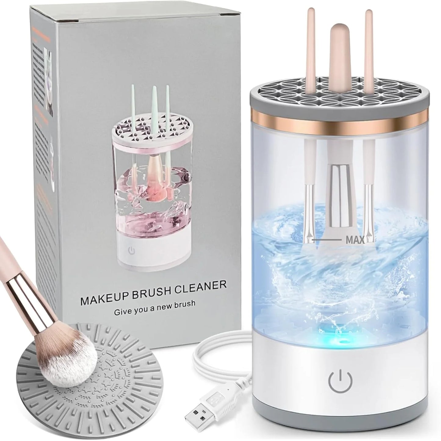 Deep Cleaning Machine for Makeup Brushes - All Types