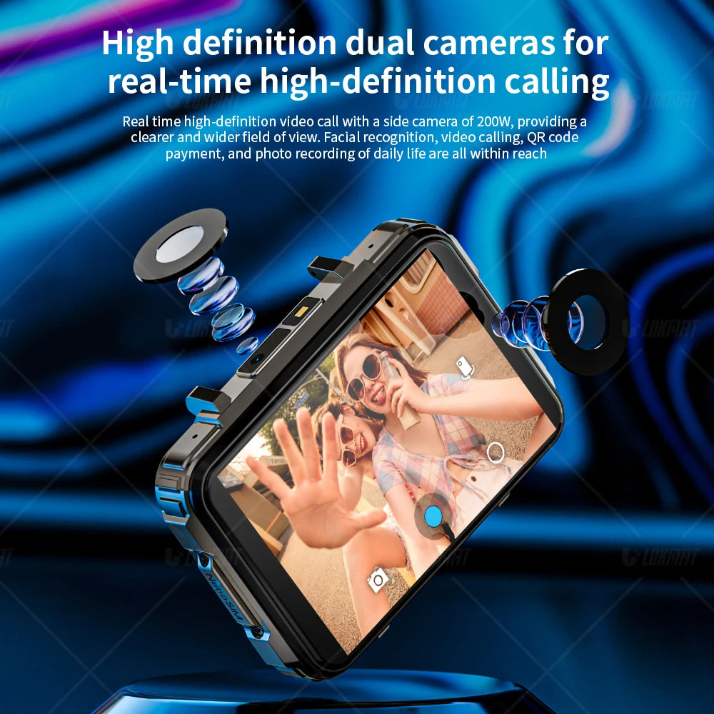 Android Smart Watch with Dual Camera and 4G Connectivity